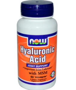 60 Vcaps bottle of Hyaluronic Acidf or joint support.