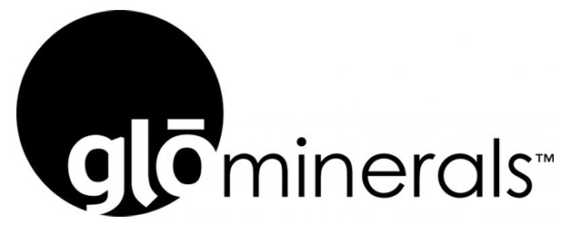 Glo mineral logo.
