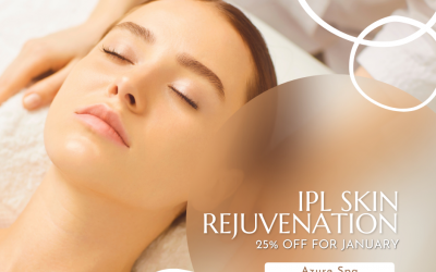 The Benefits of IPL Skin Rejuvenation (25% OFF for January!)